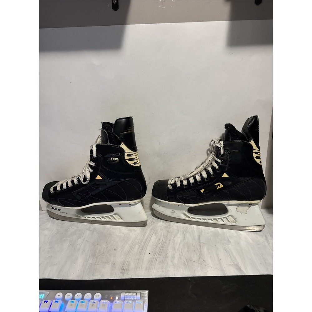 Bauer Supreme 1000 Hockey Skates Size Us10D WORN PEELING